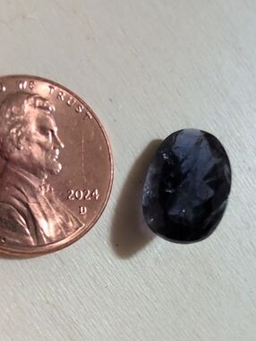 Iolite Sunstone 14.9 Cts Rare Faceted Gemstone Crystal